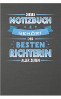 Dieses Notizbuch Gehört Der Besten Richterin Aller Zeiten
