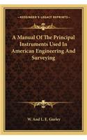 Manual of the Principal Instruments Used in American Engineering and Surveying