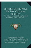Letters Descriptive of the Virginia Springs
