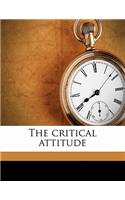 The Critical Attitude