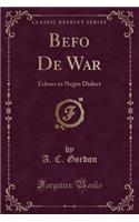 Befo de War
