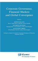 Corporate Governance, Financial Markets and Global Convergence