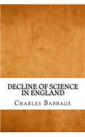 Decline of Science in England