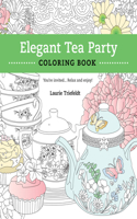 Elegant Tea Party Coloring Book