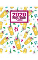 2020 Monthly Budget Planner: Weekly Budget Bill Planner Organizer Expense Tracker Notebook - Fruity Drinks Tropical