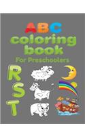 ABC Coloring Book For Preschoolers