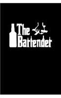 Bartender - The Bartender: Notebook Blank Lined Ruled 6x9, 120 Pages