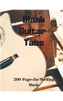 Blank Guitar Tabs