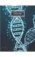 Cornell Notes Quad Grid Notebook