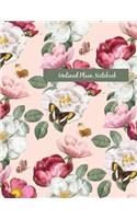 Unlined Plain Notebook: Natural Roses Large Blank Notebook, Plain Notebook / Journal, for your Dairies, Notes 110 pages Perfect Size 8.5x11(1 Awesome Blank Notebook)
