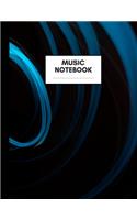 Music Notebook: Composition Book for Music Subject, Medium Size, Ruled Paper, Gifts for Music Teachers and Students