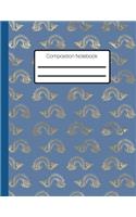 Composition Notebook: A College Ruled Lined Journal. 8.5 x 11: Cute Mermaid Patterned College Ruled Blank Lined Notebook for Teens Kids Students Adults. Home School or Co