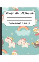 Wide Ruled Composition Notebook