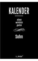 Kalender für Söhne / Sohn: Immerwährender Kalender / 365 Tage Tagebuch / Journal [3 Tage pro Seite] für Notizen, Planung / Planungen / Planer, Erinnerungen, Sprüche