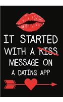 It Started With a Kiss Message on a Dating App