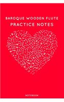 Baroque Wooden Flute Practice Notes