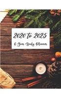 6 Year Daily Planner 2020 To 2025