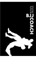 Brazilian Jiu Jitsu Coach Notebook: Blank Lined Brazilian Jiu Jitsu Journal For Coach and Player