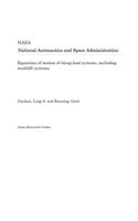 Equations of Motion of Slung-Load Systems, Including Multilift Systems