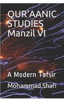 Qur'aanic Studies Manzil VI