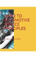 Guide to Automotive Service Principles