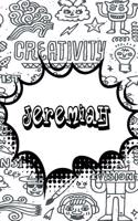 Jeremiah: Personalized Drawl and Write Journal, Notebook Featuring 120 Lined Pages 6x9