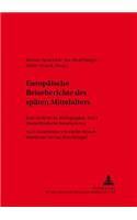 Europaeische Reiseberichte Des Spaeten Mittelalters