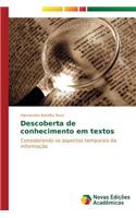 Descoberta de conhecimento em textos: (Portuguese)
