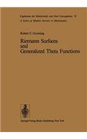 Riemann Surfaces and Generalized Theta Functions