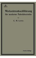 Werkstättenbuchführung Für Moderne Fabrikbetriebe