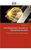 D�veloppement Durable Et Capitalisme Durable