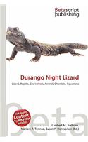 Durango Night Lizard: (English)