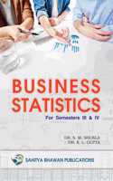 Business Statistics B.Com 3rd & 4th Semester Banaras Hindu University - Sahitya Bhawan Publications