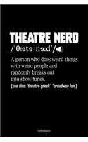 Theatre Nerd Notebook