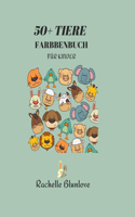 50+ Tiere Ausmalbuch