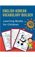 English-Korean Vocabulary Builder Learning Books for Children