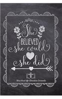 She Believed She Could She Did