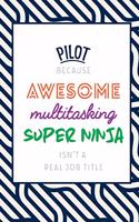 Pilot Because Awesome Multitasking Super Ninja Isn't A Real Job Title