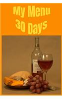 My Menu 30 Days