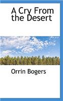 A Cry from the Desert