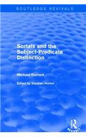 Sortals and the Subject-Predicate Distinction (2001)