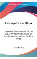 Catalogo De Las Obras