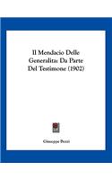 Il Mendacio Delle Generalita