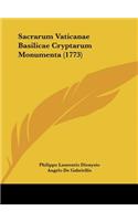 Sacrarum Vaticanae Basilicae Cryptarum Monumenta (1773)
