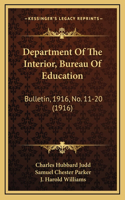 Department Of The Interior, Bureau Of Education