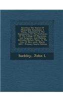 Secretion the Source of Pleasurable Sensations: A Thesis, Submitted to the Examination of the Professors of the College of Physicians and Surgeons, and Publicly Defended Before Them, in the City of New-York, March, 1823