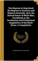 The Negroes in Negroland; The Negroes in America; And Negroes Generally. Also, the Several Races of White Men, Considered as the Involuntary and Predestined Supplanters of the Black Races. a Compilation