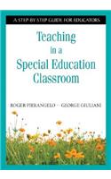Teaching in a Special Education Classroom
