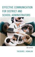 Effective Communication for District and School Administrators