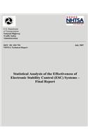 Statistical Analysis of the Effectiveness of Electronic Stability Control (ESC) Systems- Final Report